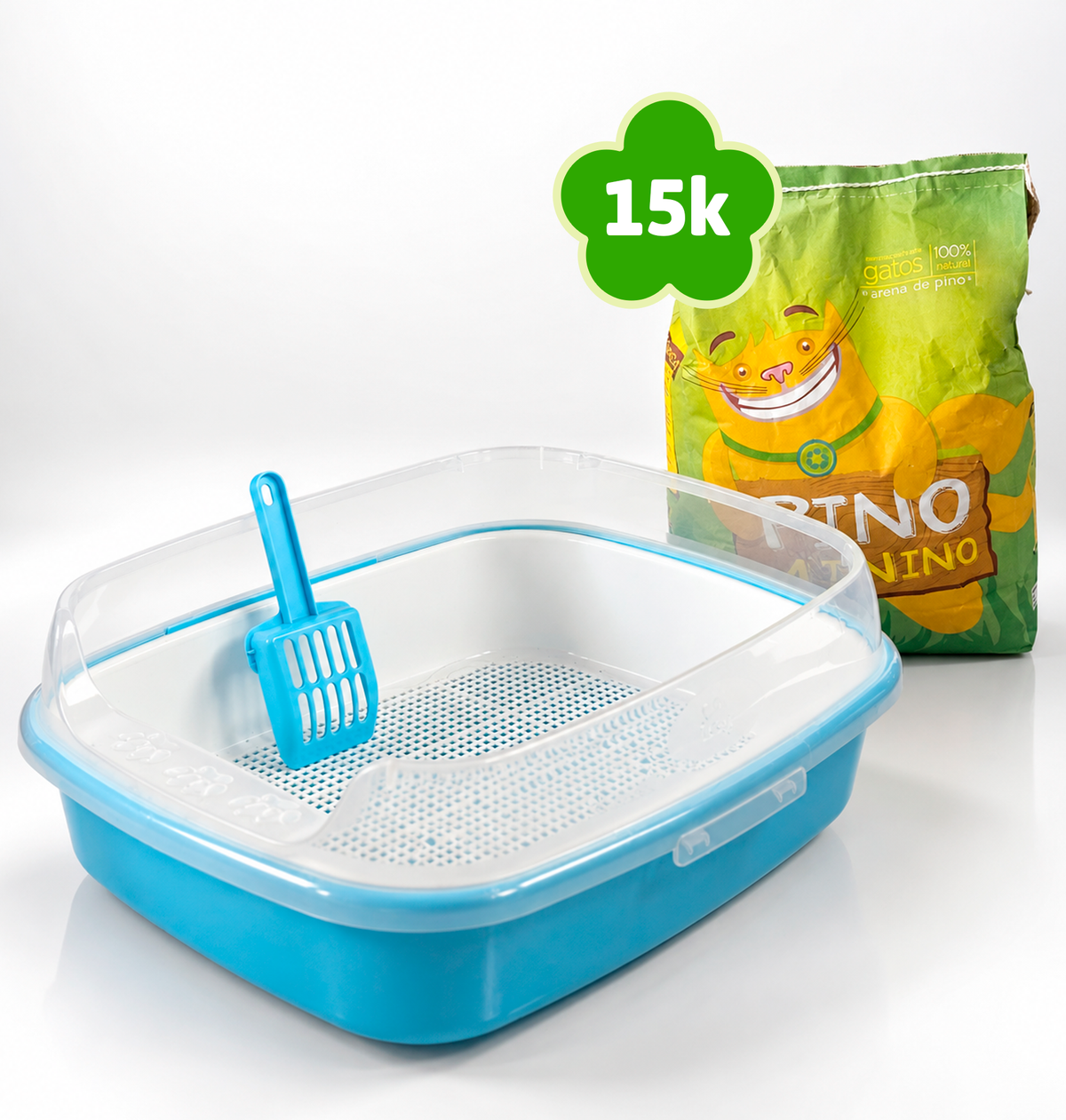 COMBO BOLSA 15K + ARENERO COLOR/HIELO
